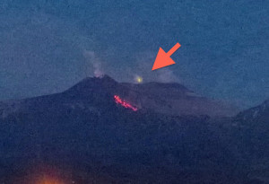 Ufo sull'Etna