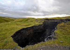 Sinkhole in Inghilterra