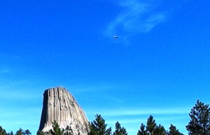 Stati Uniti, UFO sopra la Devils Tower