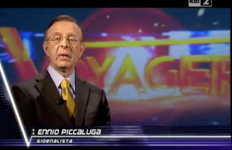 ennio-piccaluga A VOYAGER, storica trasmissione di RAIDUE. Ebbe un confronto con la compianta astronoma Margherita Haack